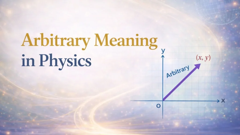 Arbitrary meaning in physics