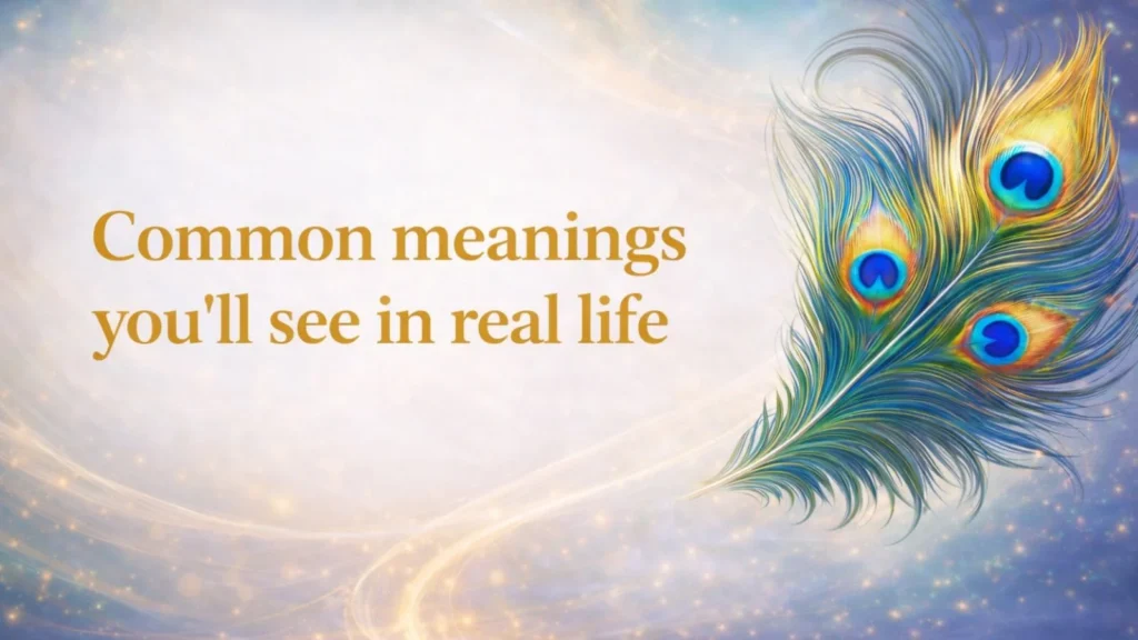 Common meanings you’ll see in real life