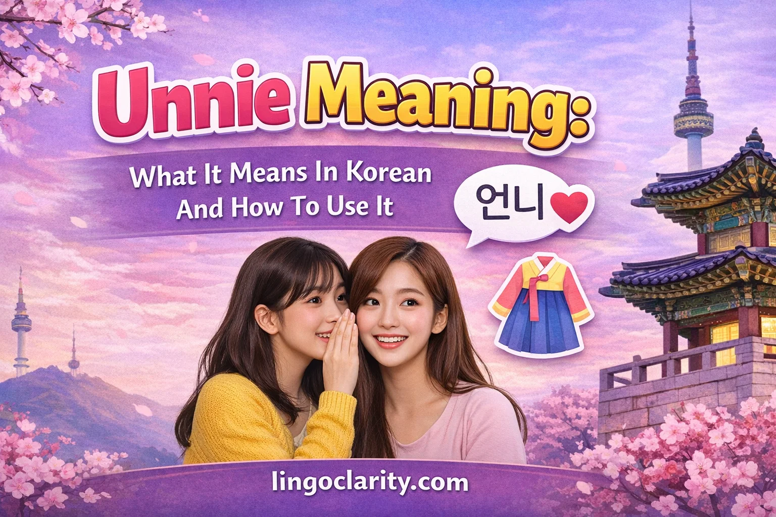 Unnie Meaning