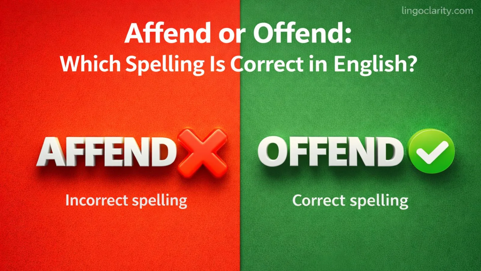 affend or offend