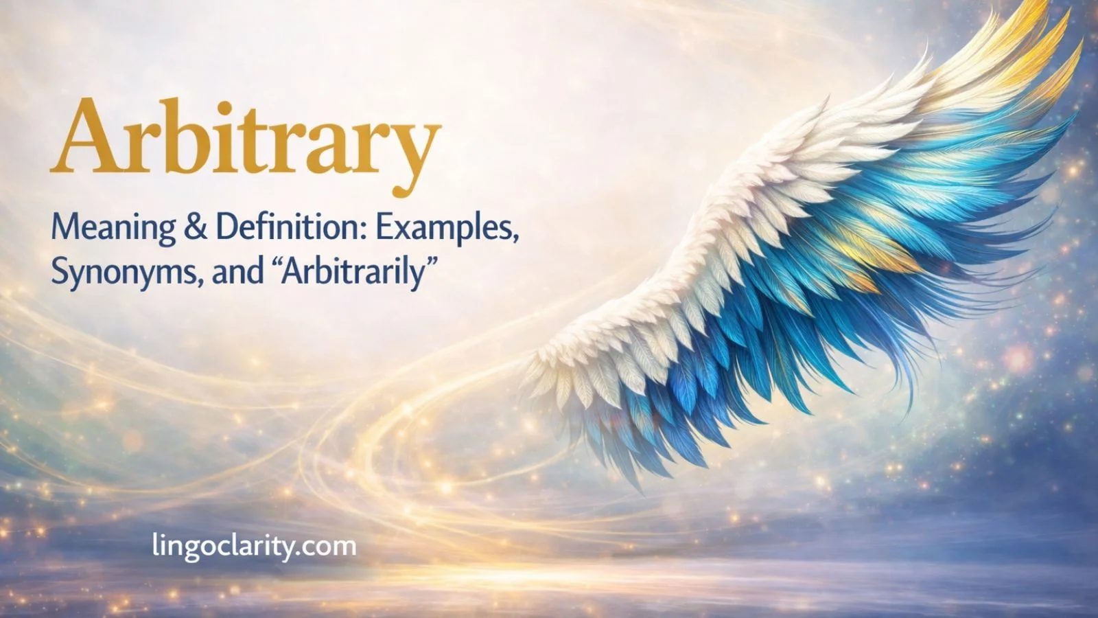 Arbitrary Definition