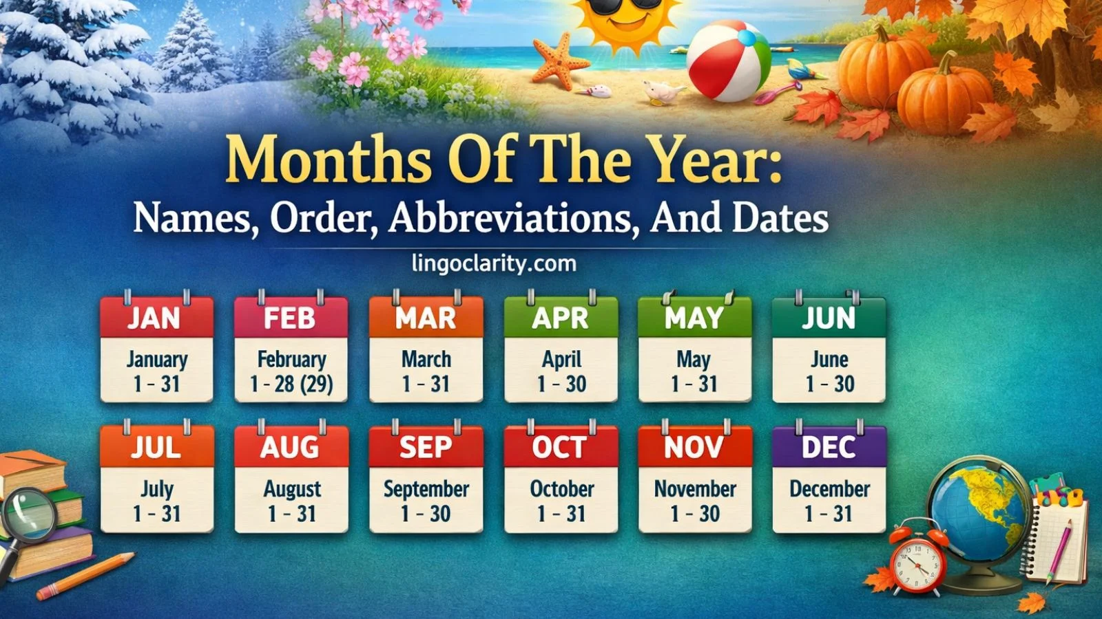 months of the year