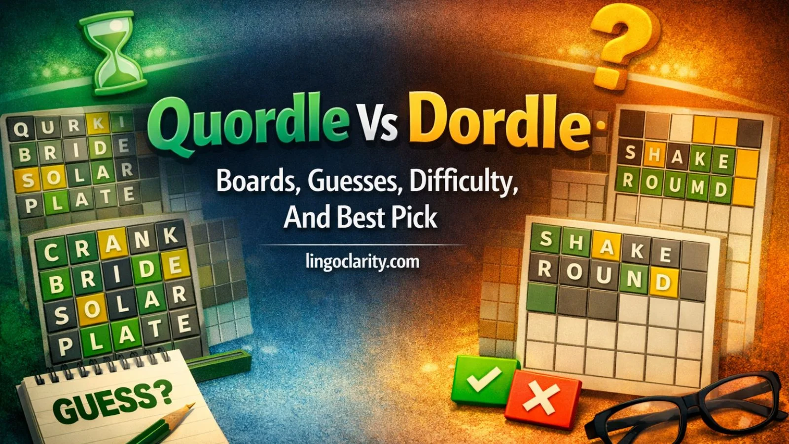 Quordle vs Dordle