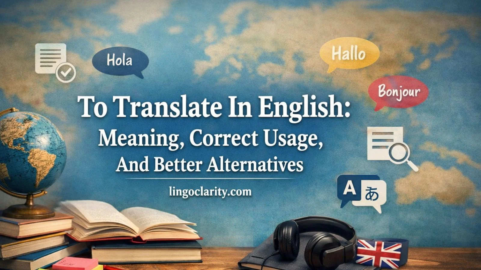 To Translate In English