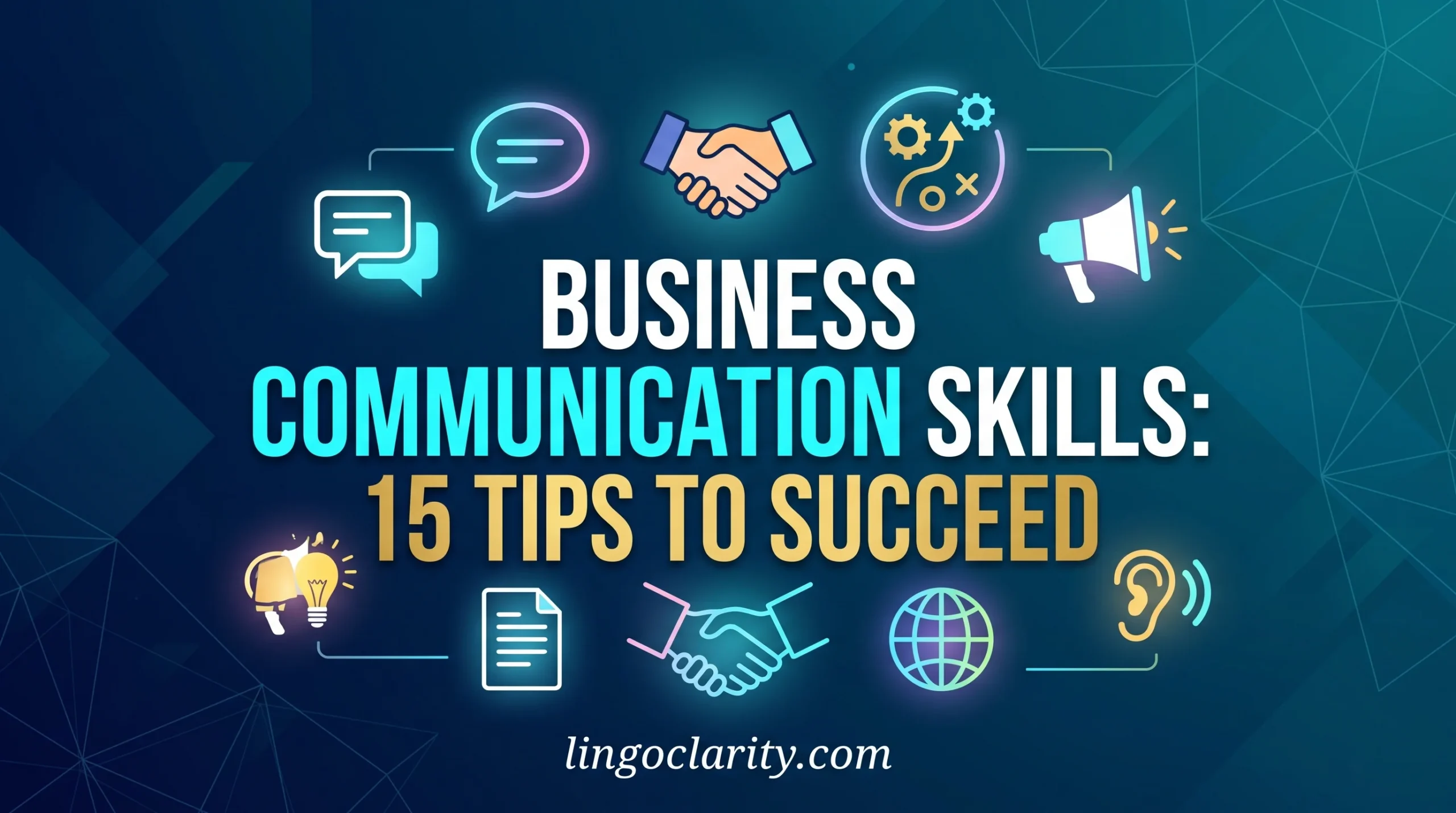 Business communication skills in a professional workplace